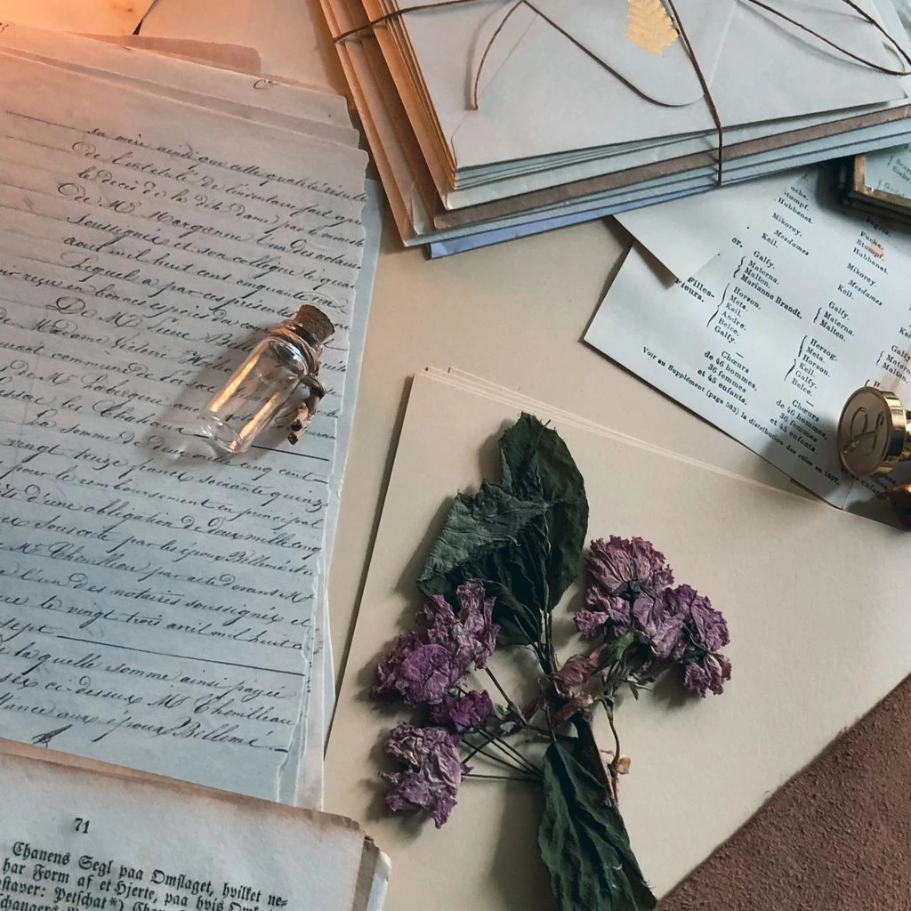 A hand-lettered page from the original guest ledger
